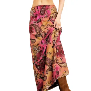90s Paisley Maxi Skirt (S)