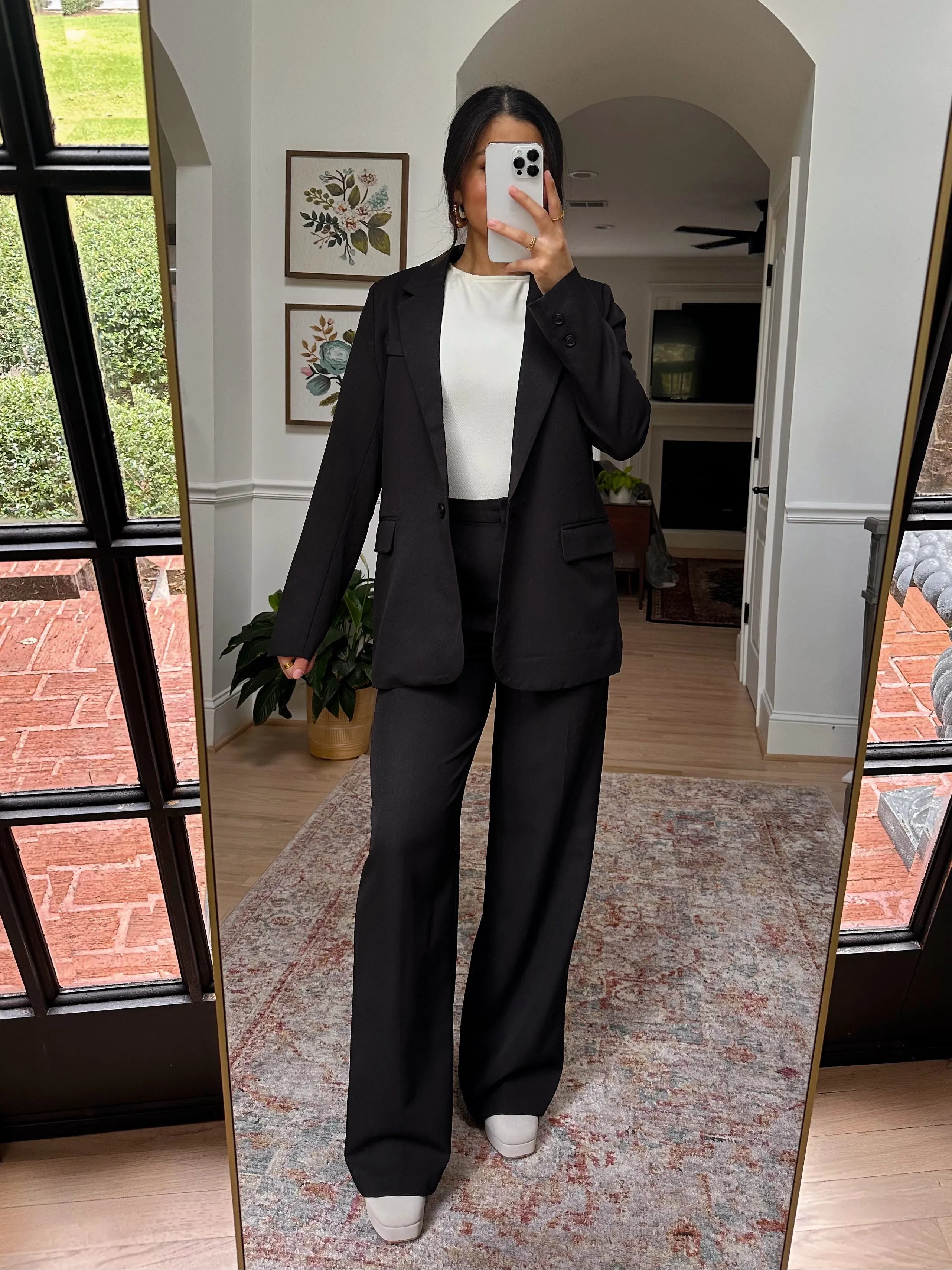 Black Blazer & Trouser Set