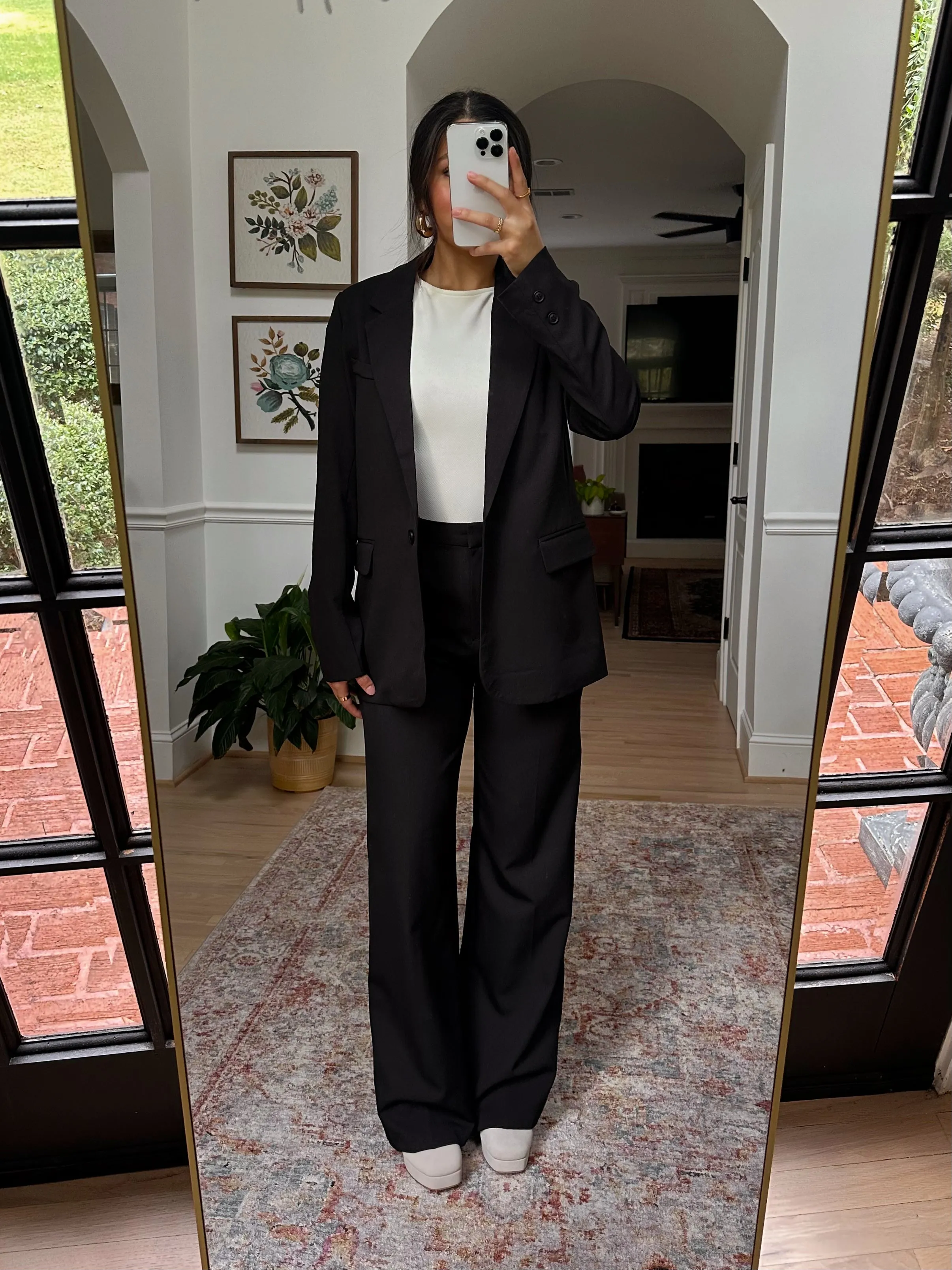 Black Blazer & Trouser Set