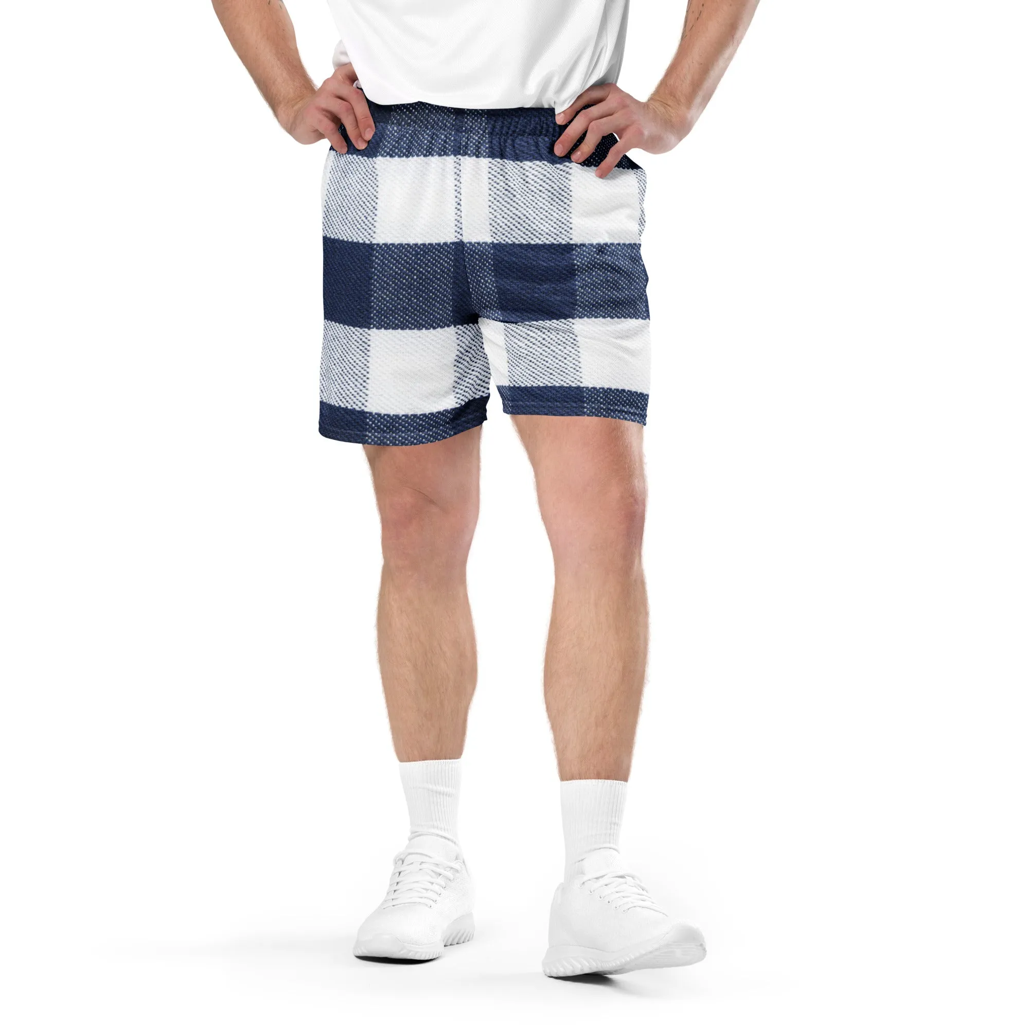 Buffalo Plaid Mesh Shorts