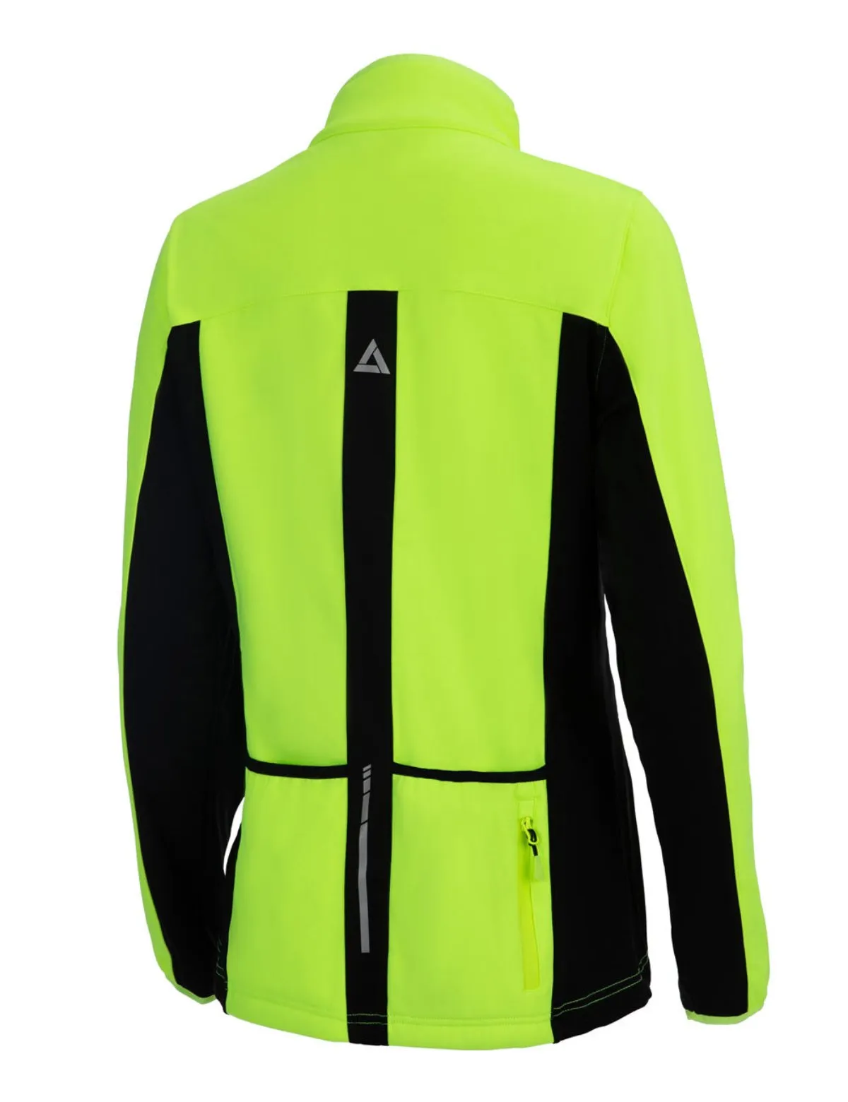 Damen  Winter Thermo Softshell Fahrradjacke Pro Line II Neon-Schwarz