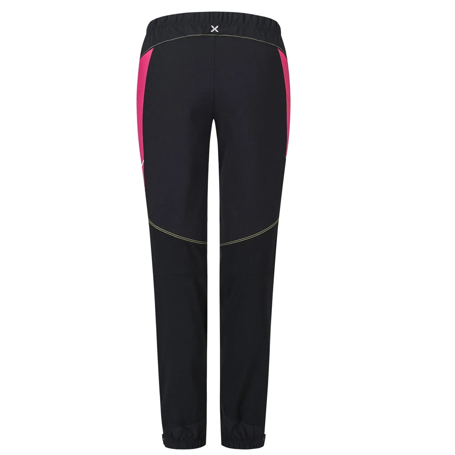 MONTURA PANTALONI LUNGHI DONNA MOUNTAIN FAST PANTS WOMAN (NERO / ROSA SUGAR)