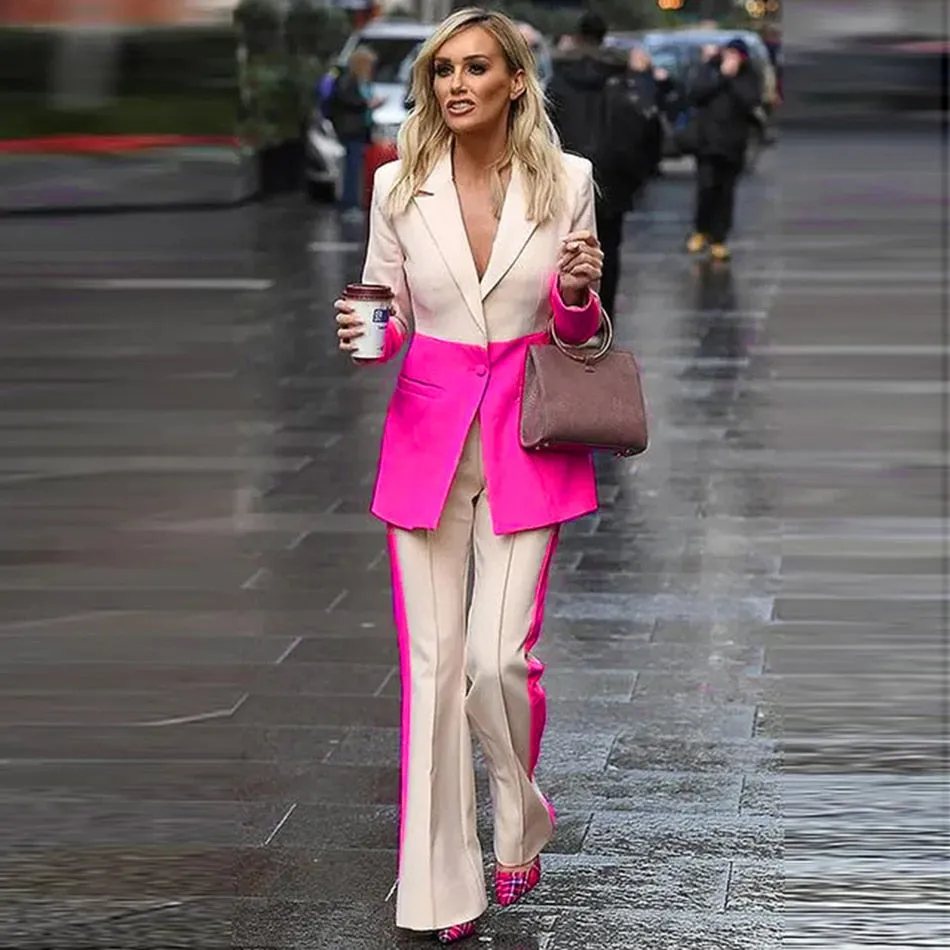 Sophisticated Blazer Pants Set