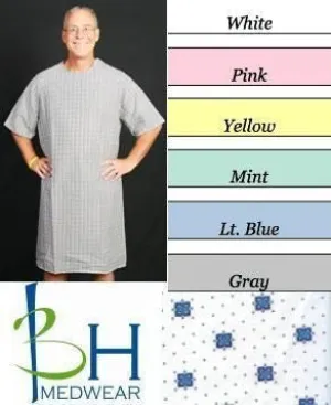 Velcro Closure Hospital Gown (12 PACK)